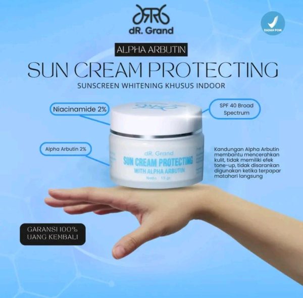 SUN PROTECTING ALPHA ARBUTIN (UNTUK BERAKTIFITAS DIDALAM RUMAH)