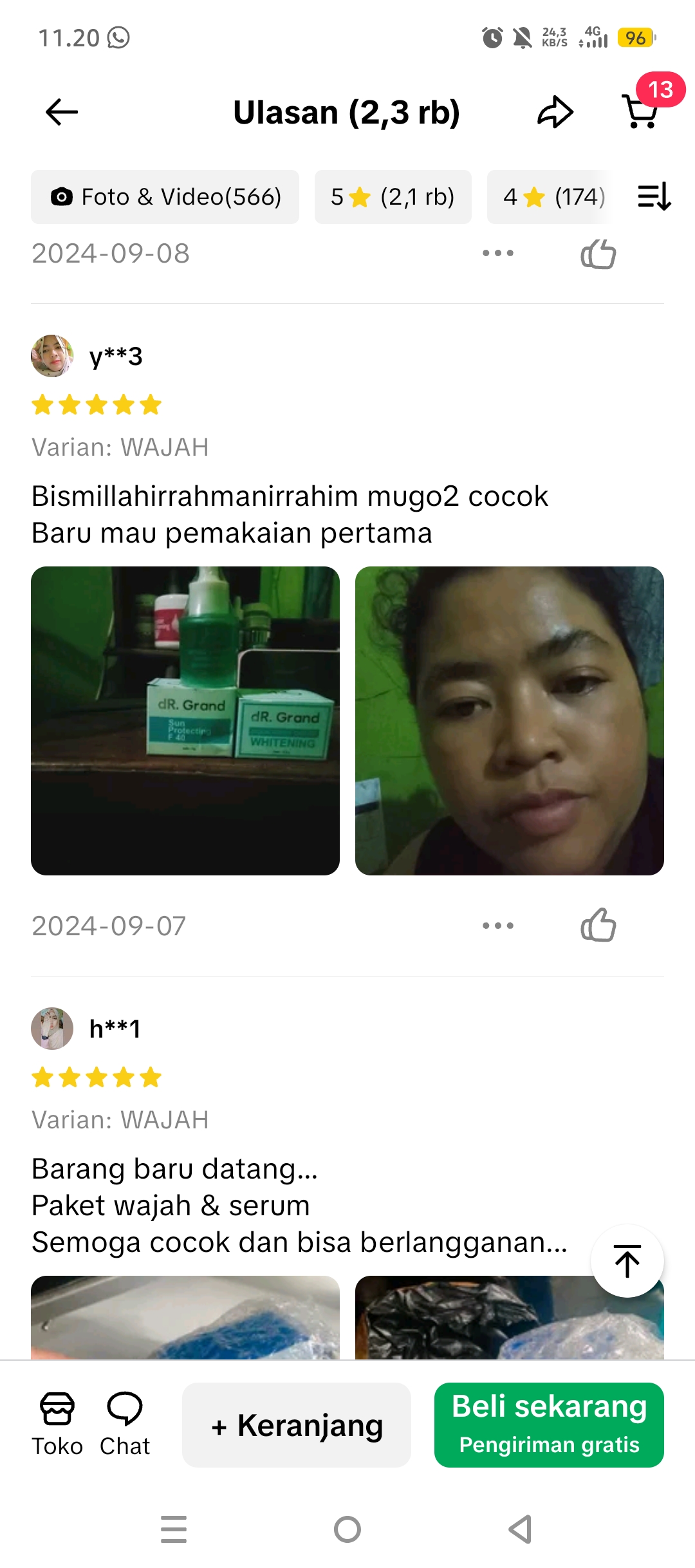 Testimoni Pelanggan dR Grand Skincare 12