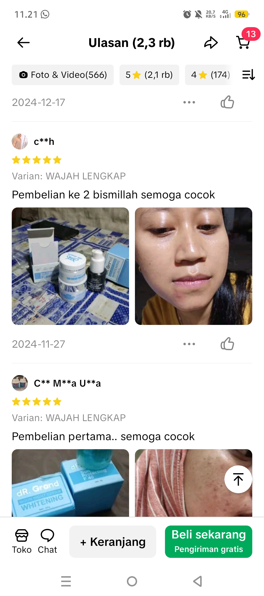 Testimoni Pelanggan dR Grand Skincare 17