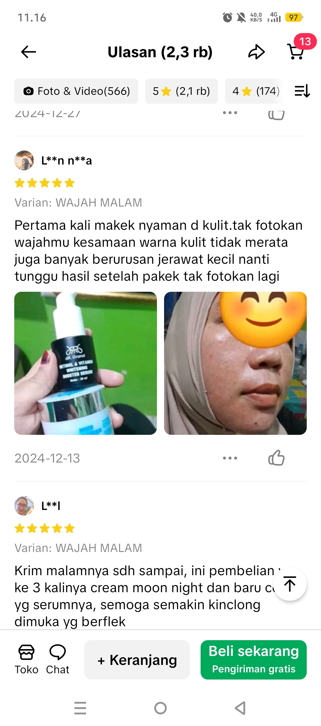Testimoni Pelanggan dR Grand Skincare 2