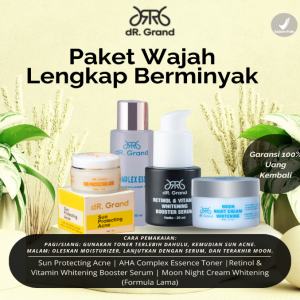 Paket Wajah Lengkap Berminyak (Aktivitas Siang Outdoor)
