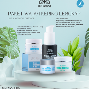 Paket Wajah Kering Lengkap (Aktivitas Siang Indoor)